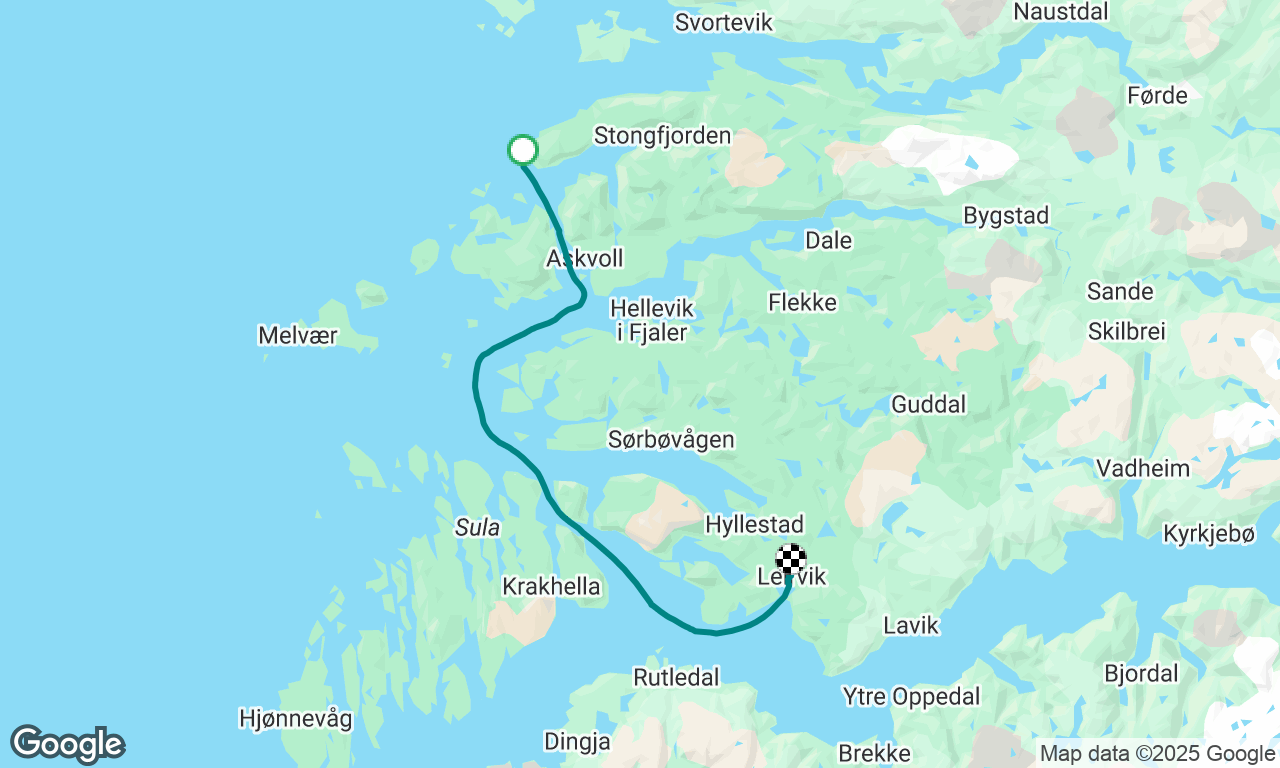 Svolvaer to Flam Leg 5