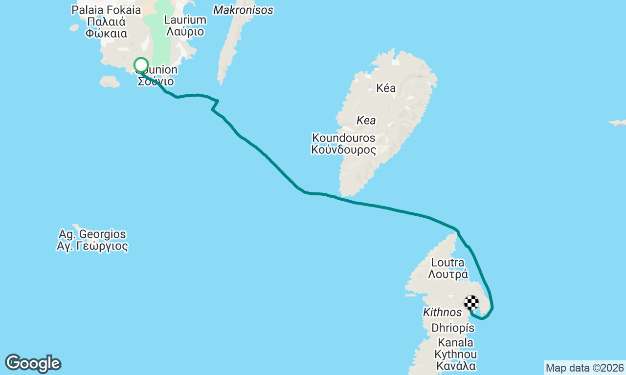 Voyage map