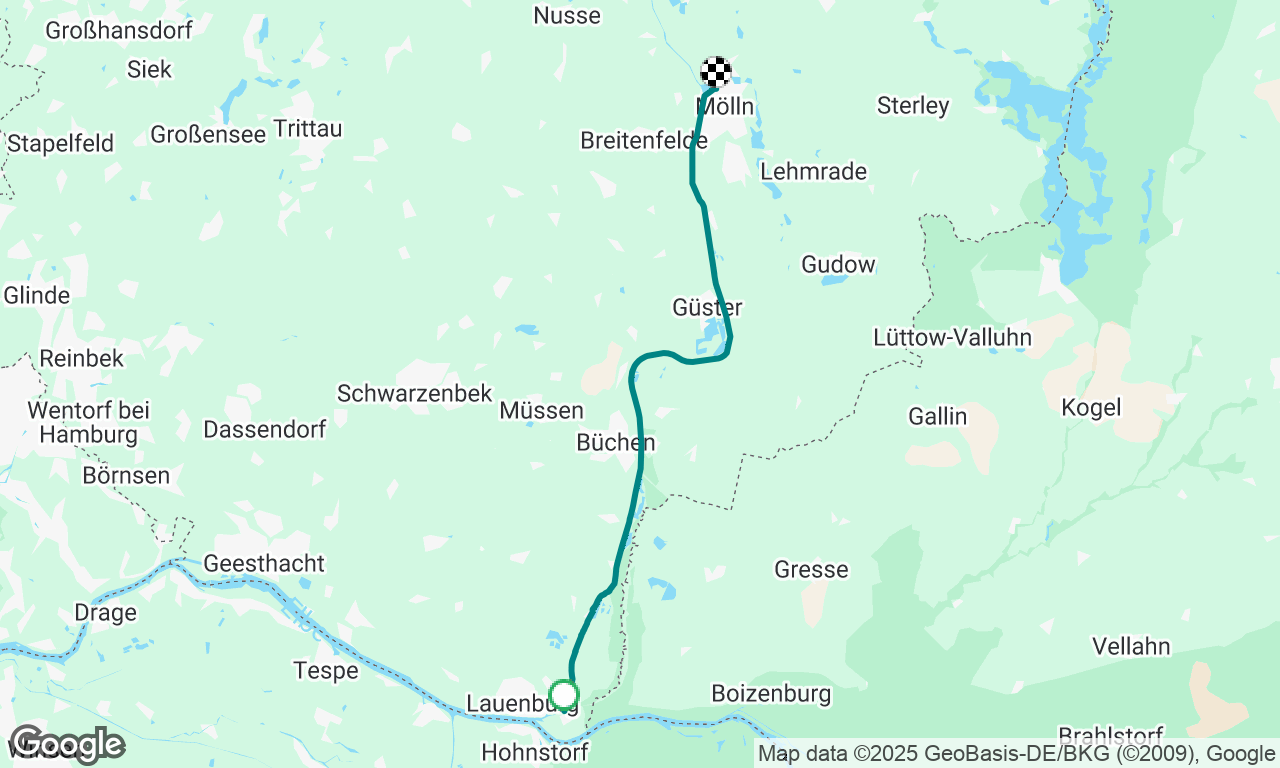 Lauenburg til Molln 