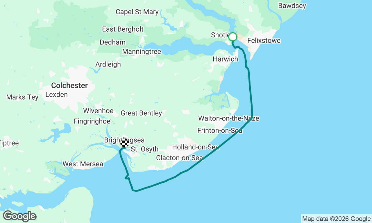 Shotley to Brightlingsea