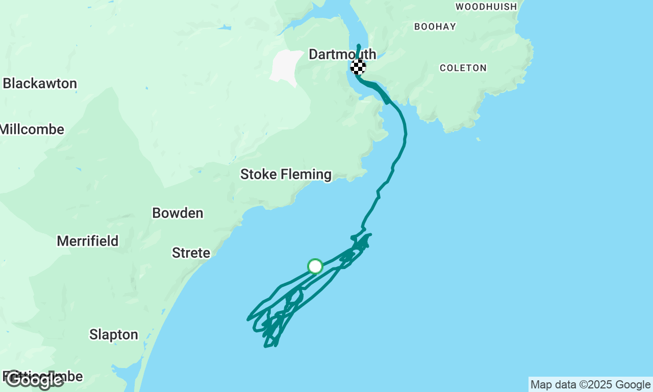 Dartmouth Regatta mark-laying day 2