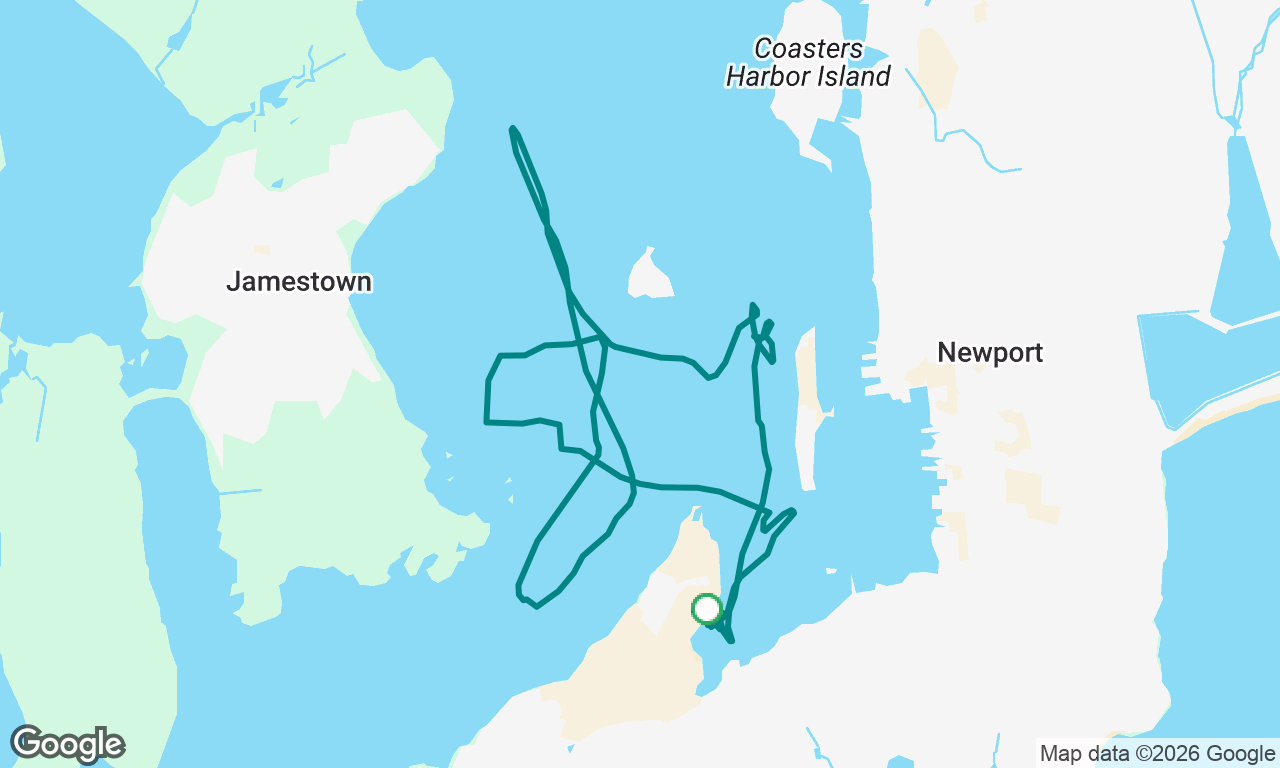 Easy sailing and practice with Steve 