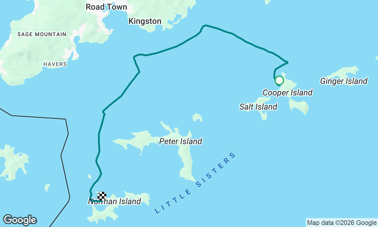 Cooper Island to Norman Island