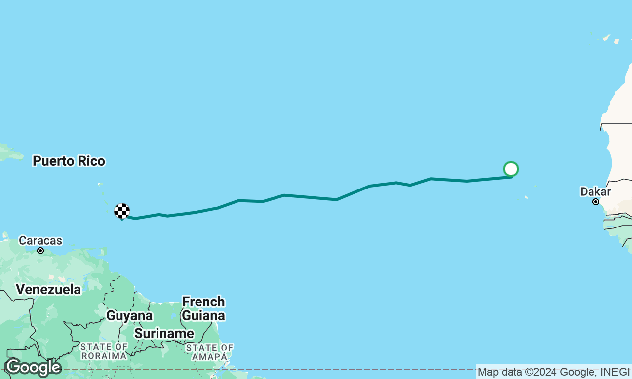 Cape Verde to Barbados Delivery