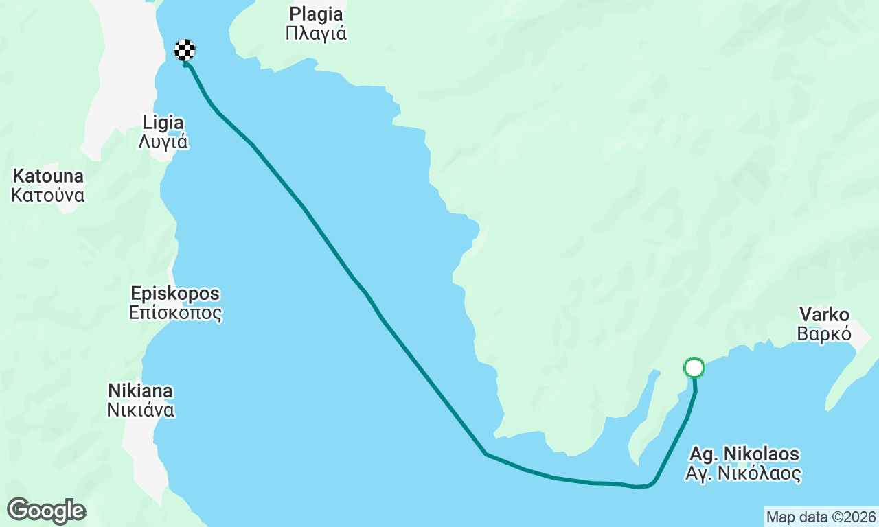 Voyage map