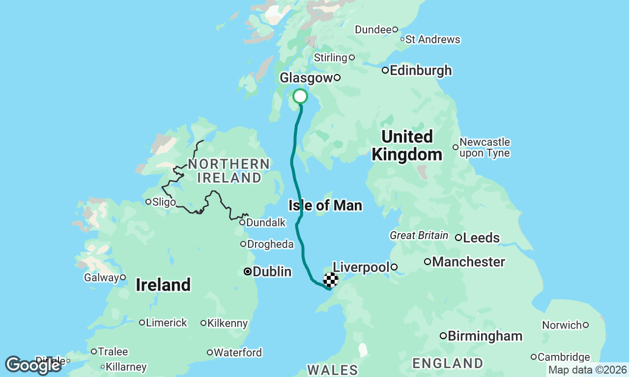 Lamlash to Caernarfon