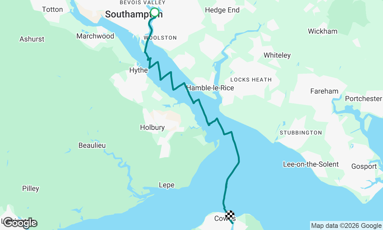 CS D1 - Shamrock Quay to Cowes