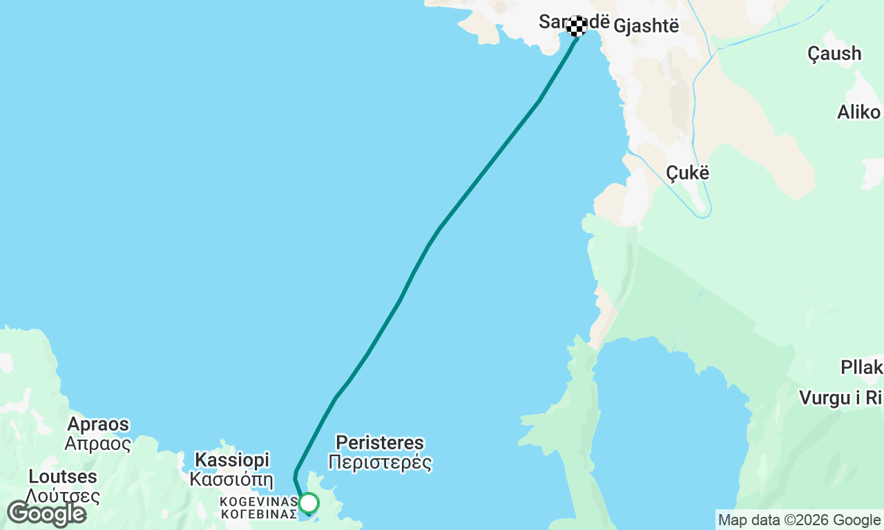 Voyage map