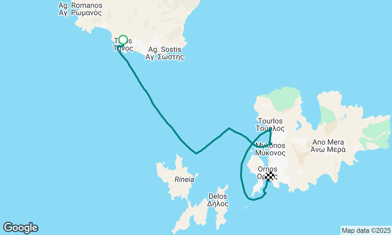 Tinos to Mykonos 