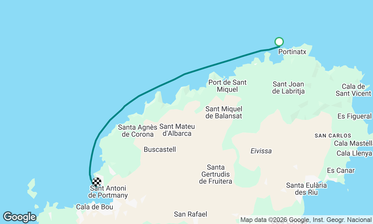 Voyage map