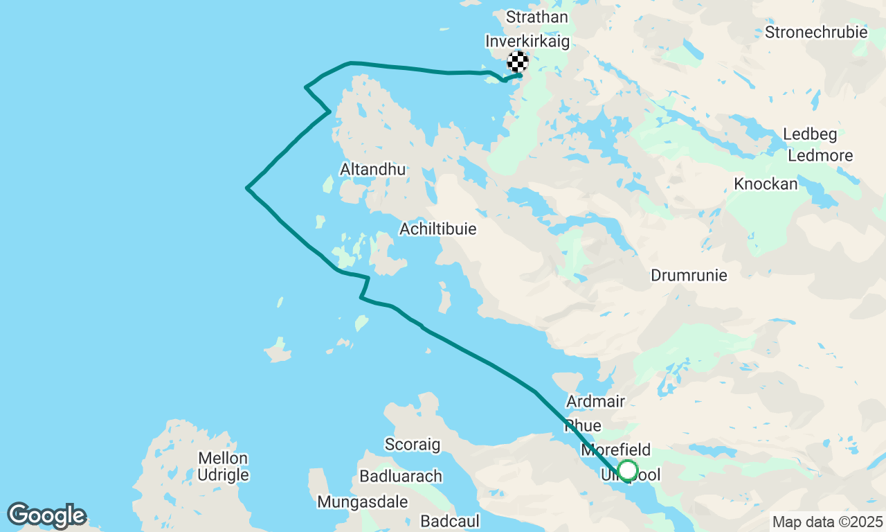 Ullapool to Loch An Eisg Brachaidh