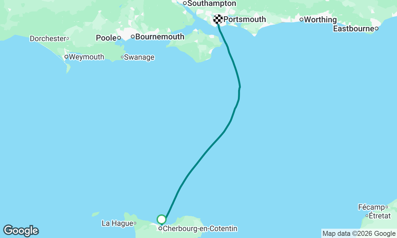 Cherbourg to Haslar