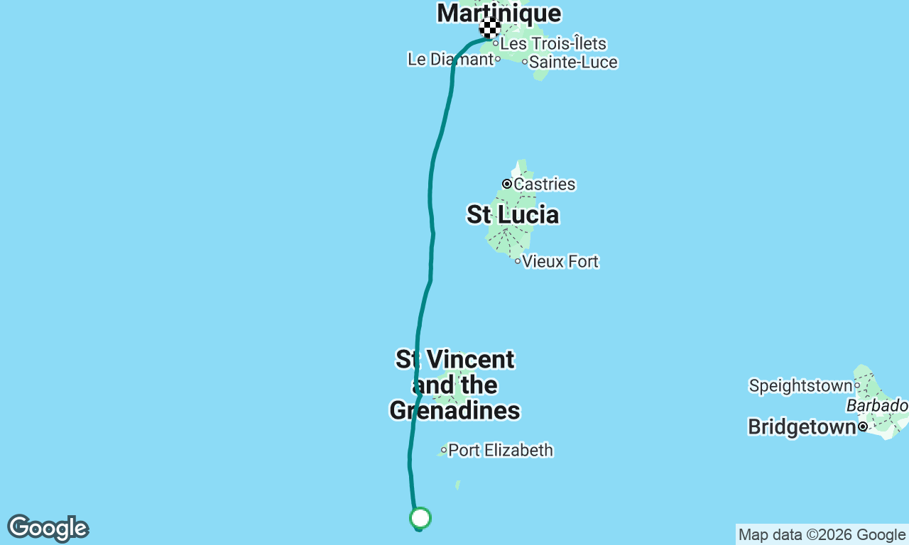 Voyage map