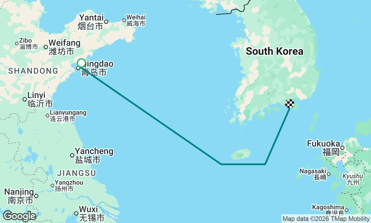 Voyage map
