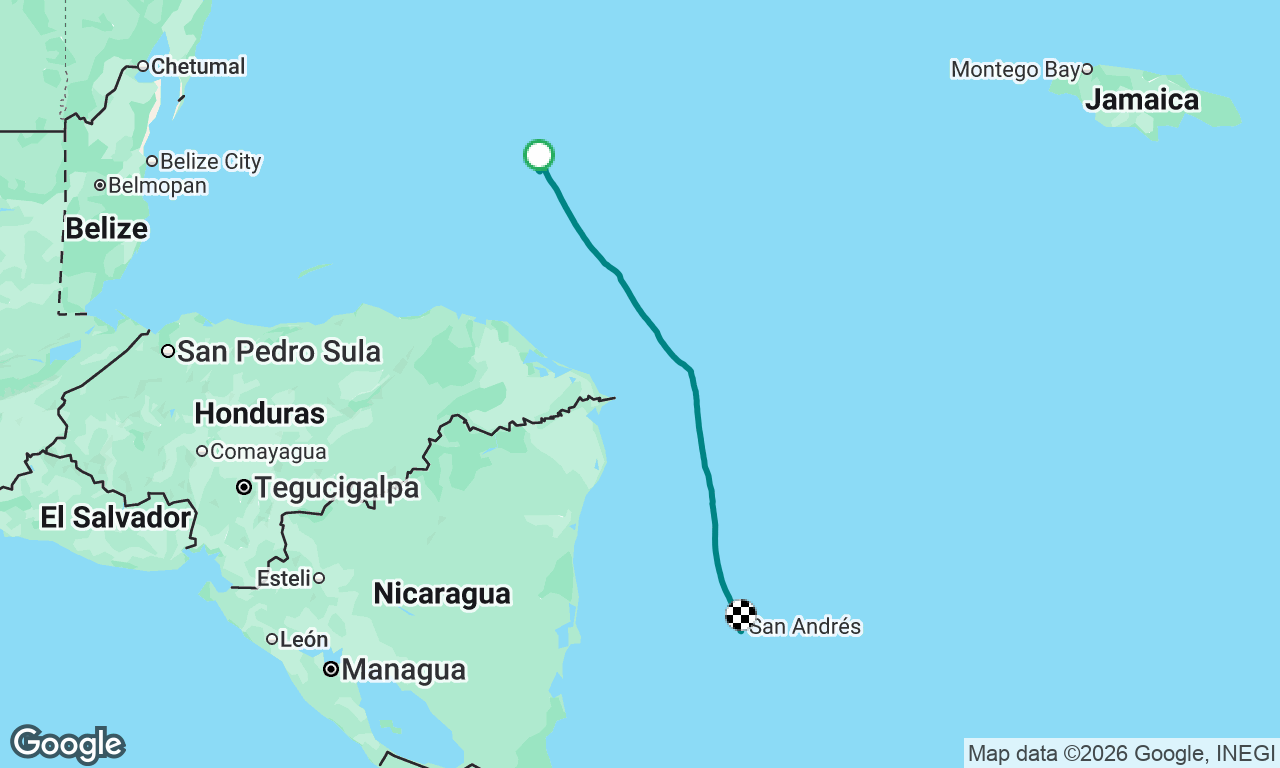Santanilla to San Andres