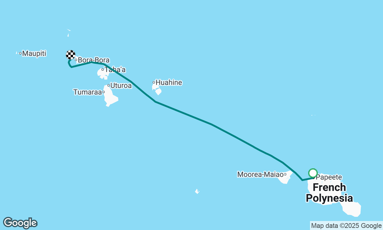 Papeete to Bora Bora
