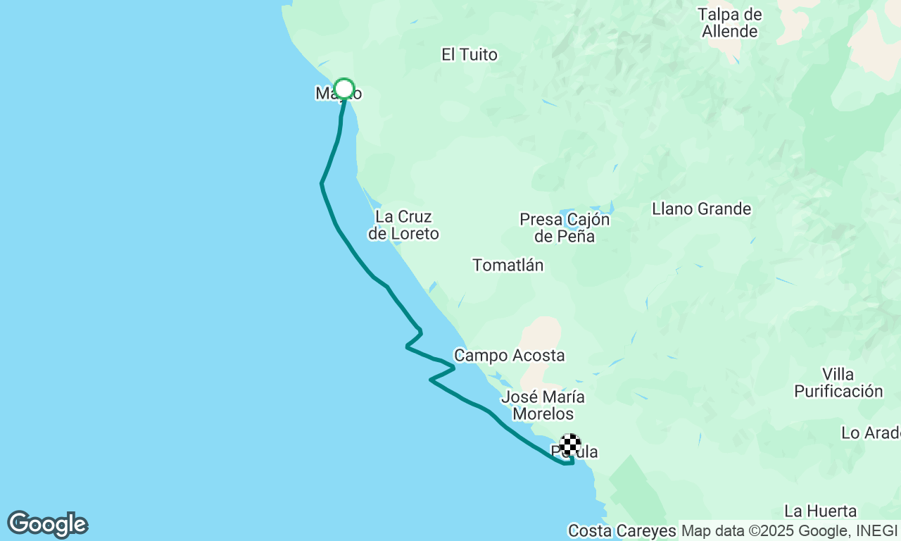 Tehuamixtle (Punta Ipala) - Perula (Bahia Chamela)