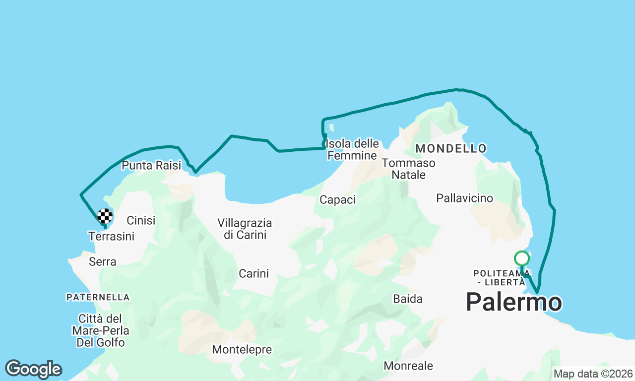 Palermo => Terrasini