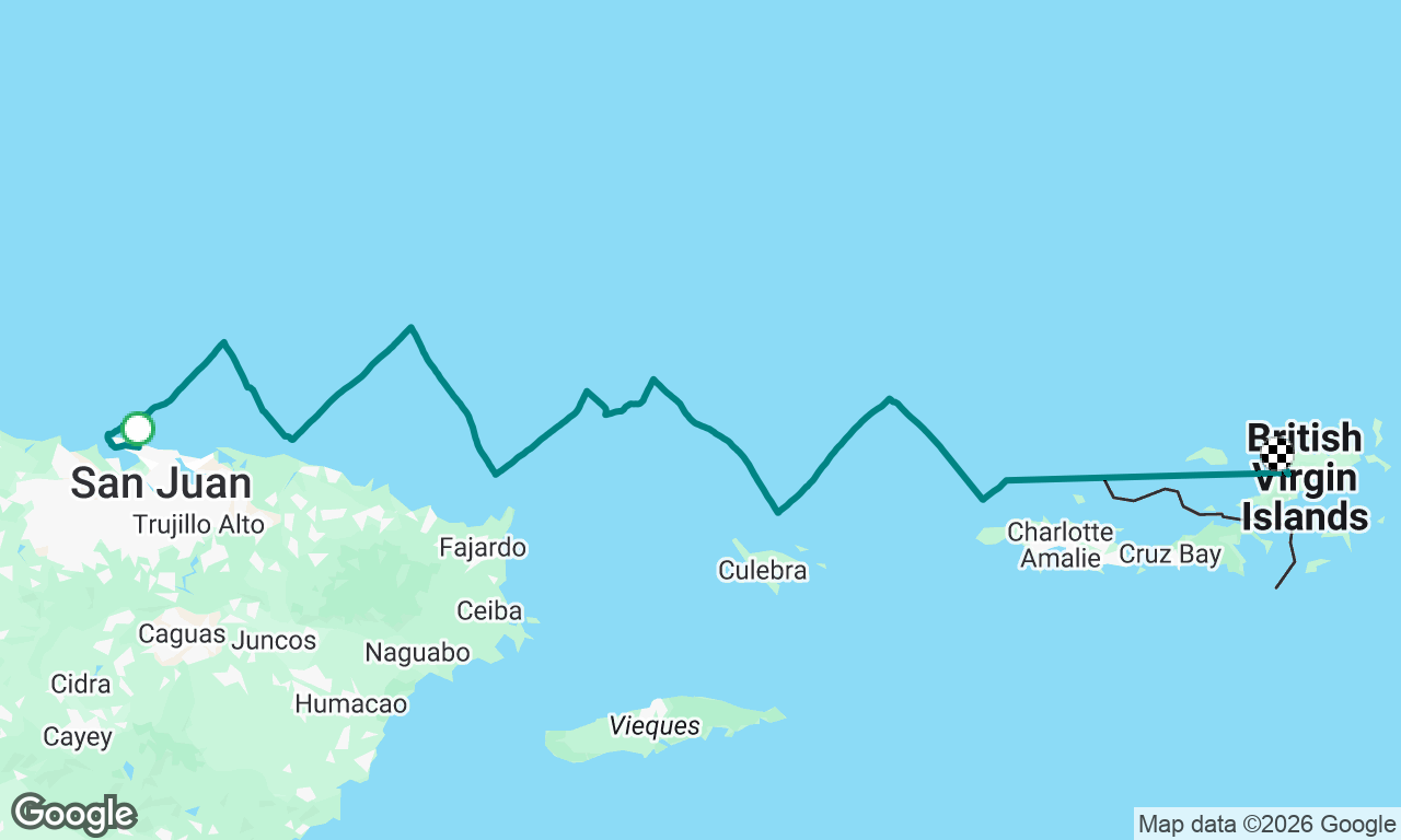 Voyage map