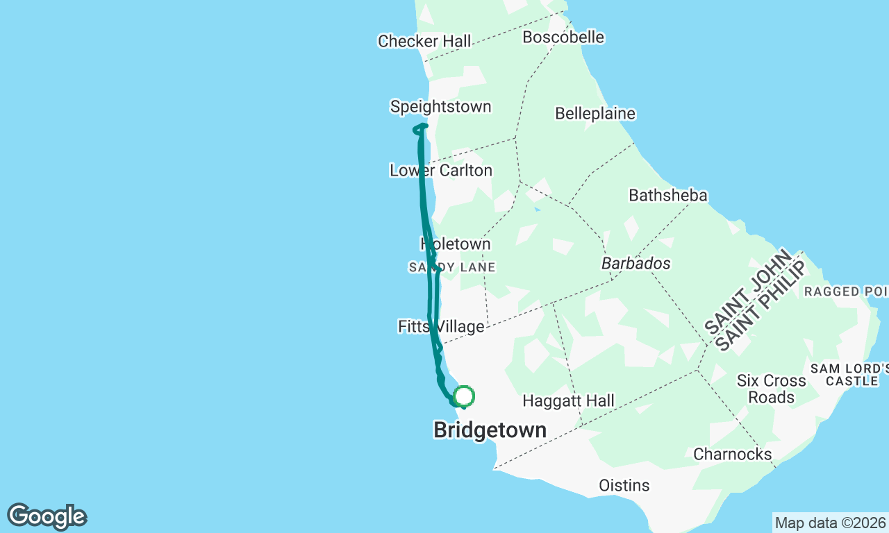 Voyage map