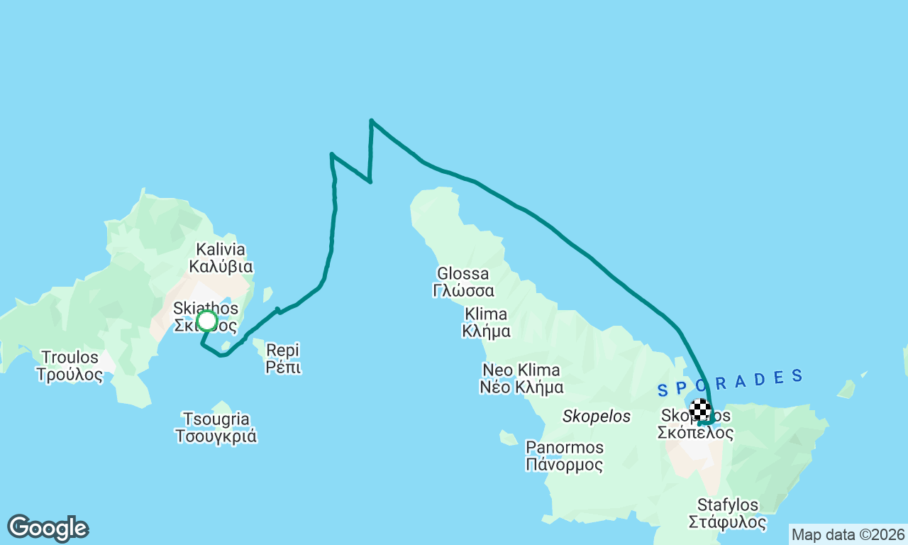 Voyage map