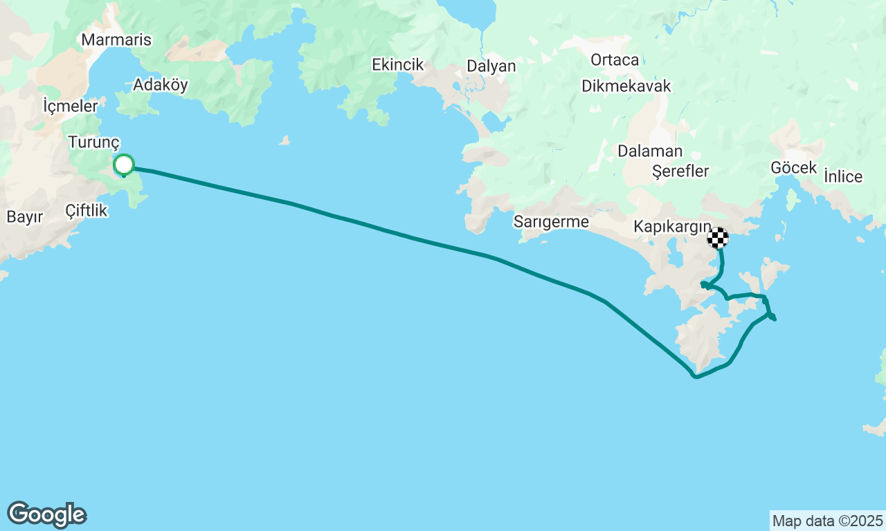 Voyage map