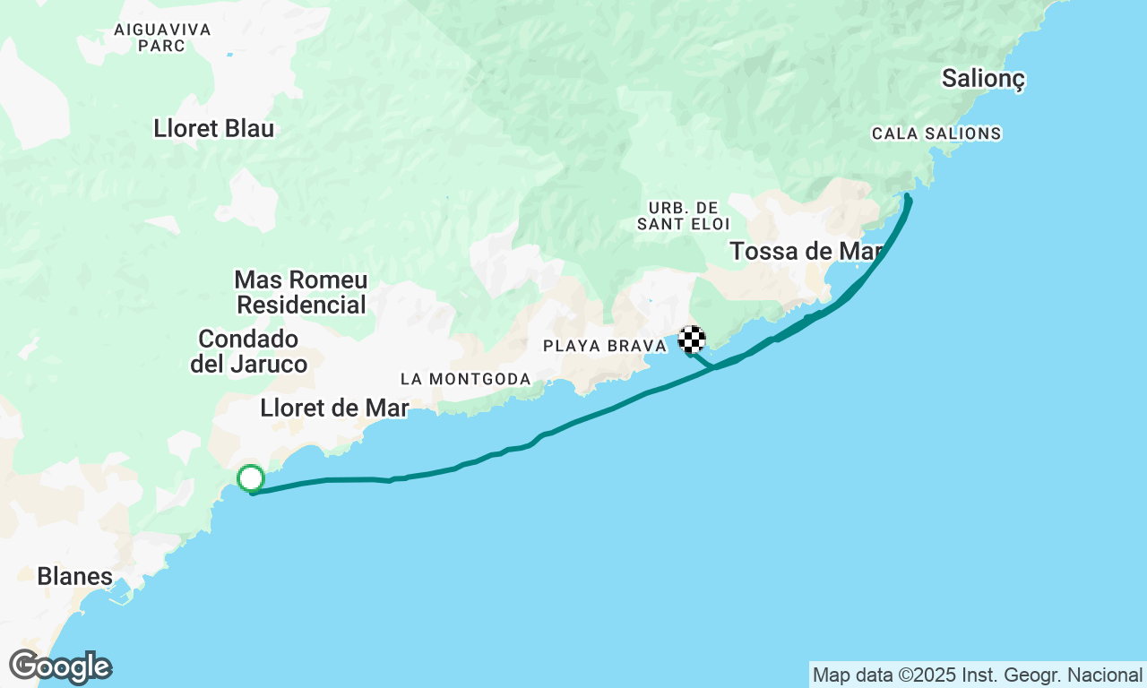 Lloret de Mar -> Santa Maria de Llorell