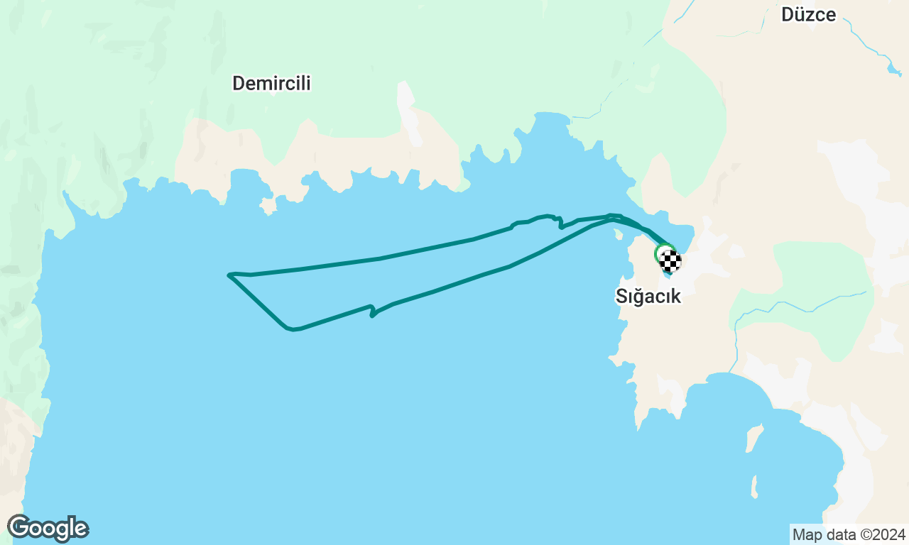 Short sail on Siğacık Bay