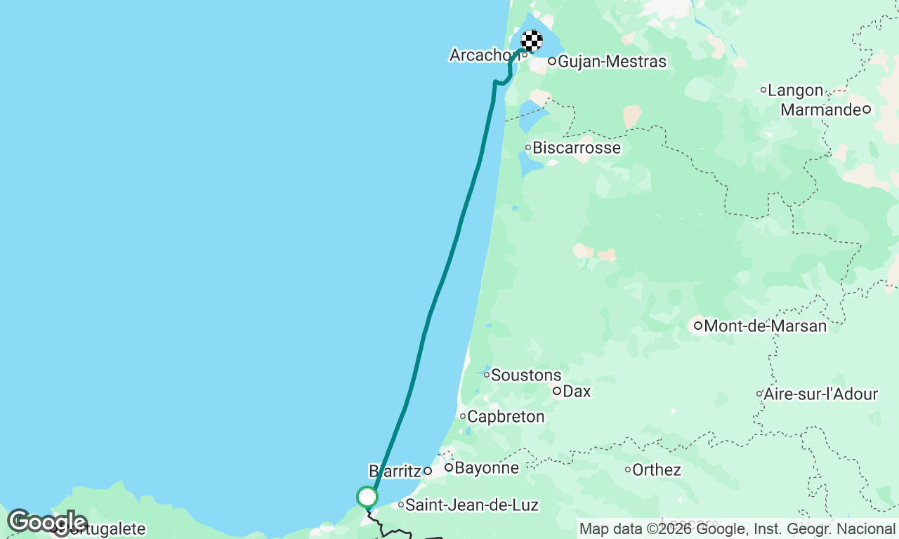 Delivery Portimao (Por) - Royan (Fr) P13 Irun (Sp)- Arcachon (Fr)