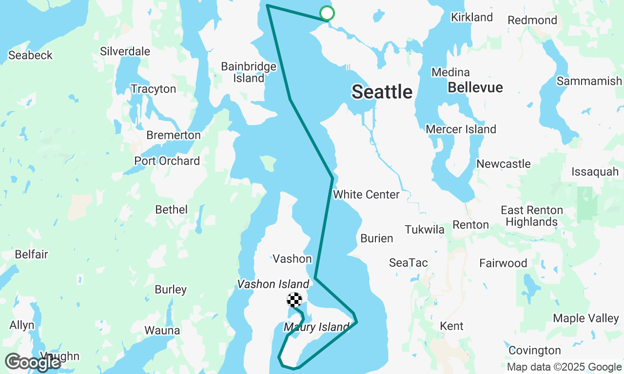 Sail to Quartermaster Harbor on Vashon Island
