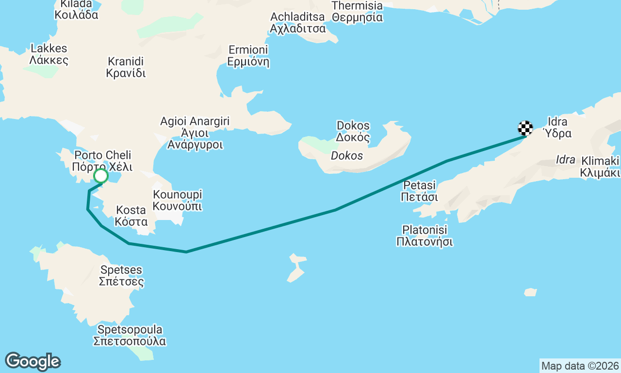 Voyage map
