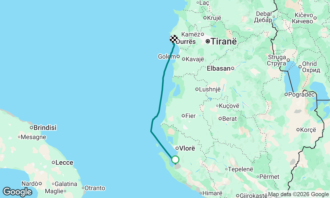 Voyage map