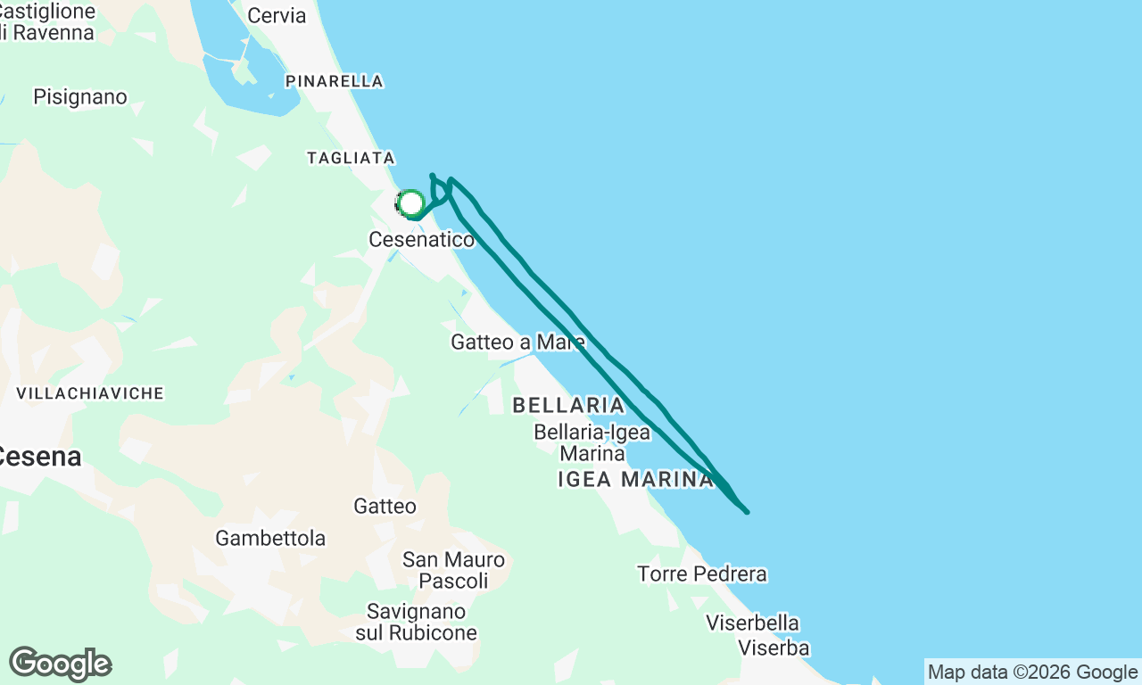 Voyage map