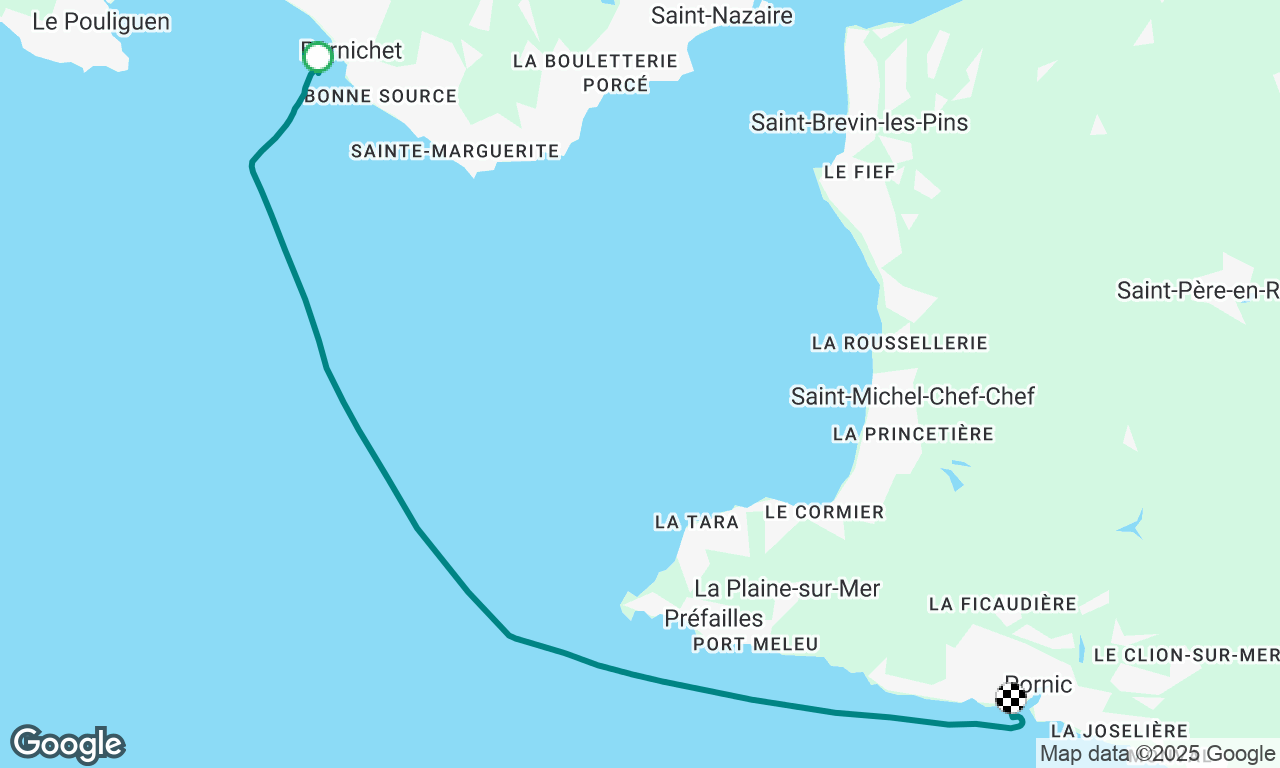 Quick Motor Sail to Pornic