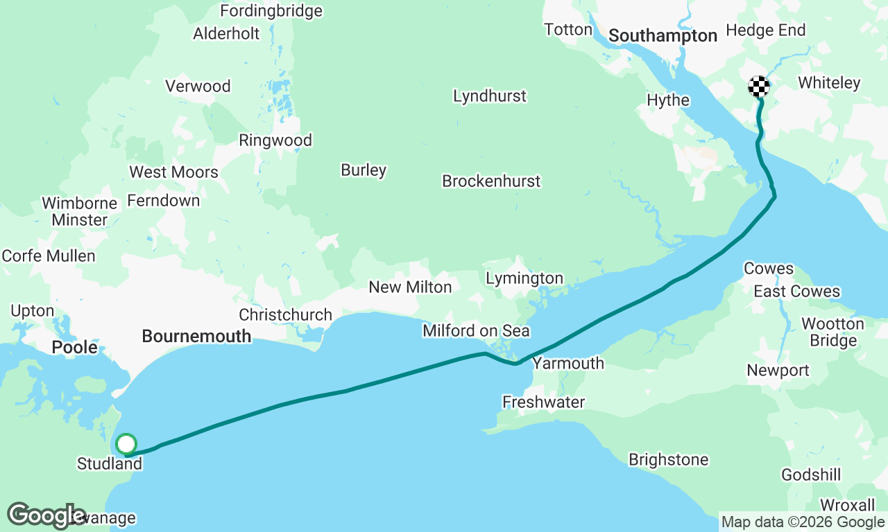 Studland Bay - Hamble Leg 12 and Final Leg