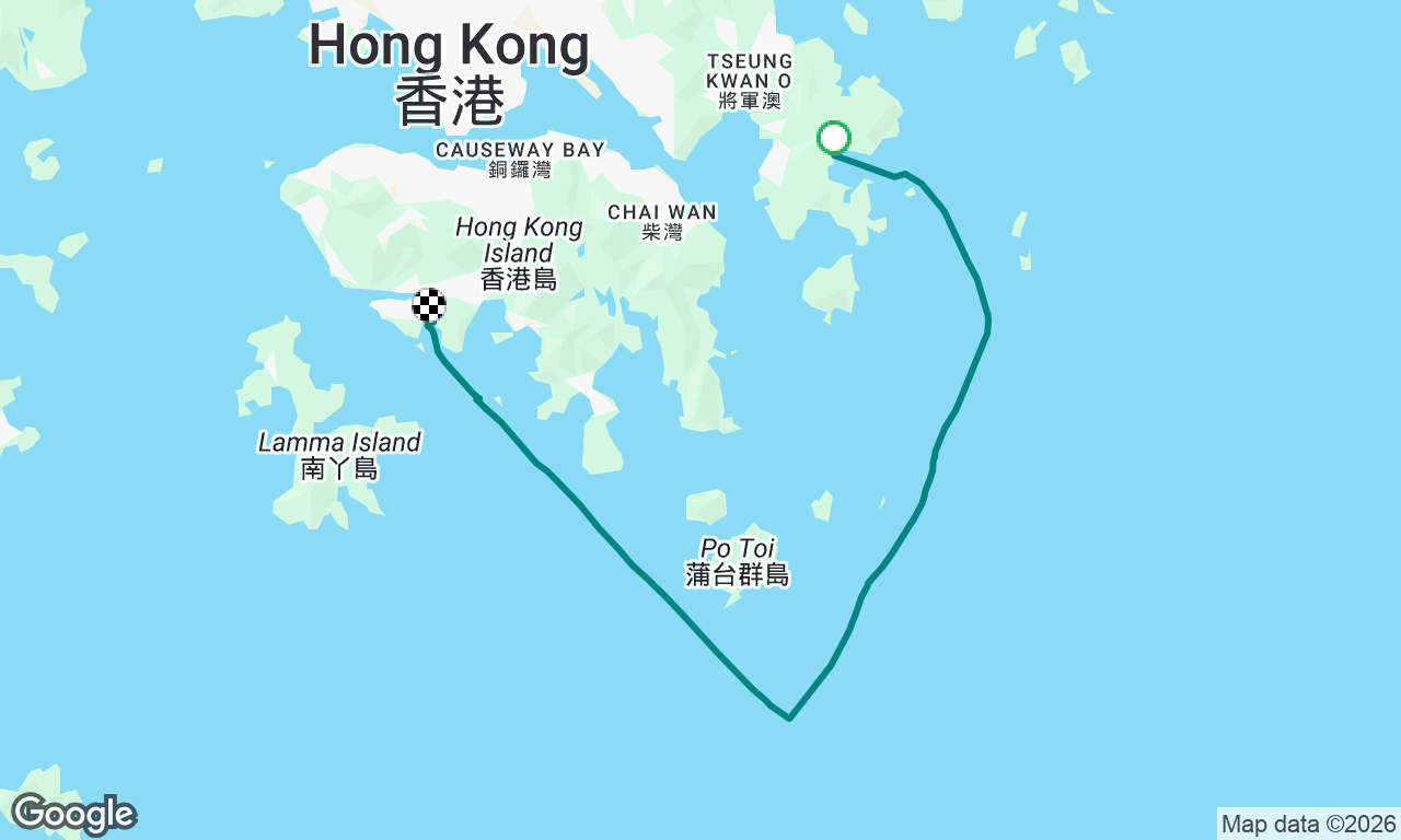 Solo sail home