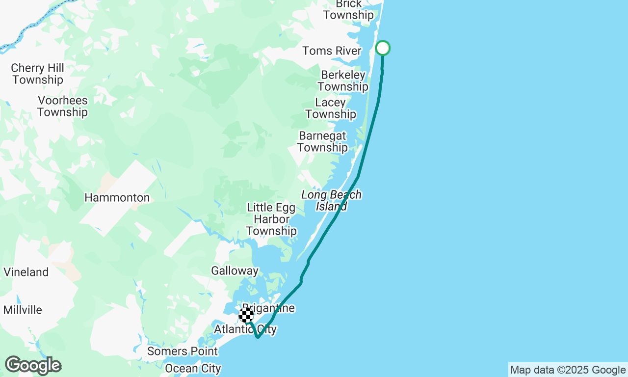 Manasquan Inlet to Atlantic City 8 NOV 2025