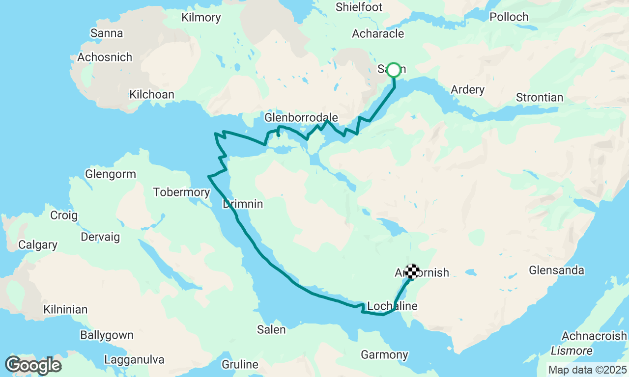 From Salen to Lochaline