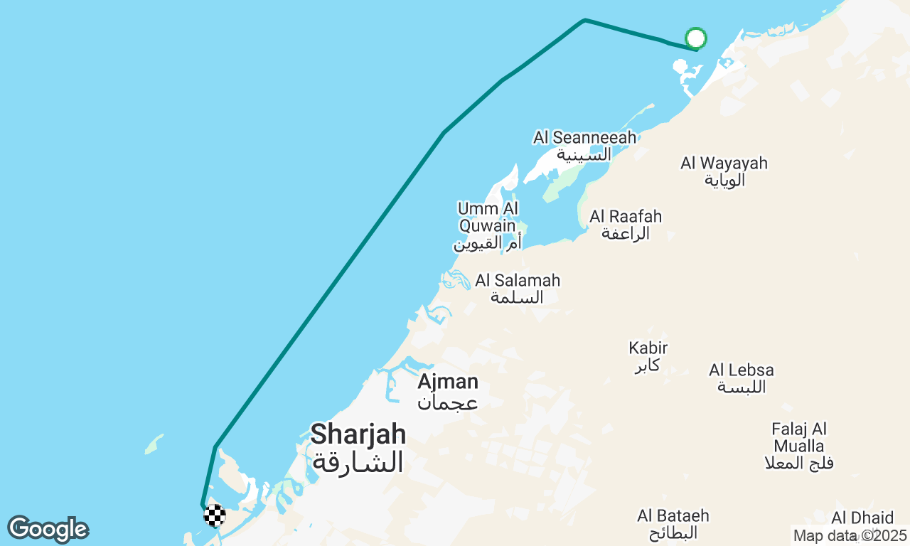 Ah to Dubai Islands. 