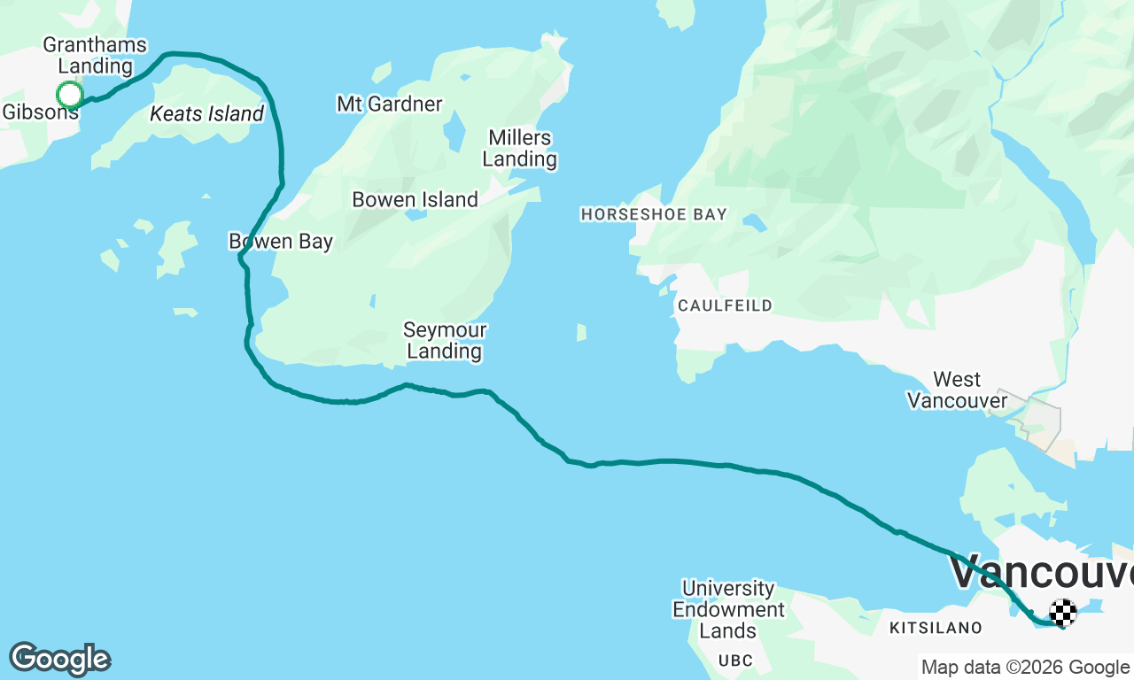 Voyage map