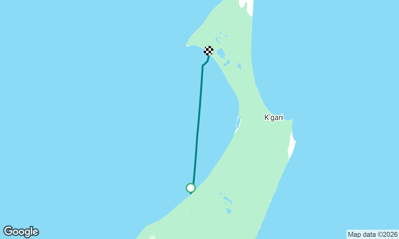Bowarrady creek to Sth side Rooney Point, NW corner K’gari