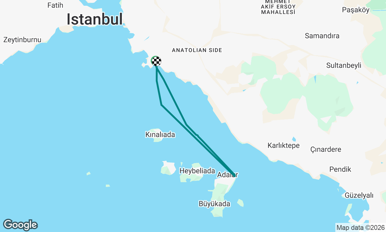 Voyage map