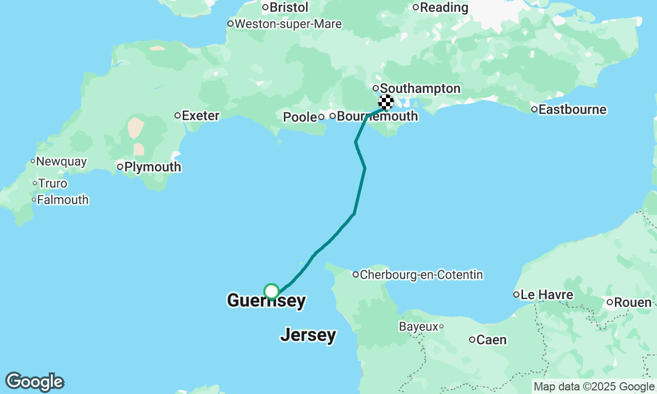 St Peter Port, Guernsey to Cowes
