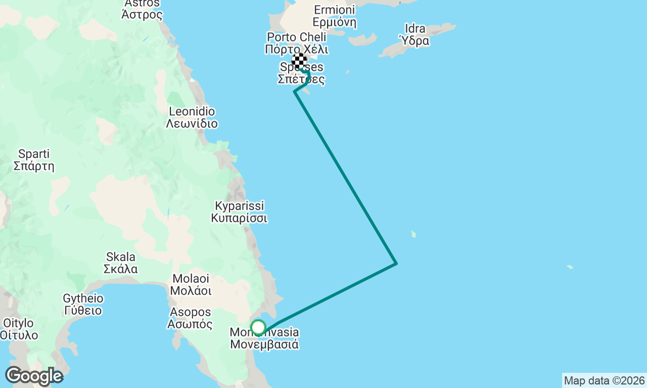 Voyage map