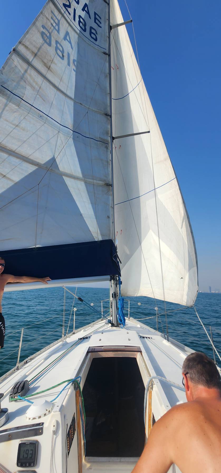 Impromptu Saturday sail. No GPS >100m from shore. _FC7C6F37-E131-473F-8954-00BD2EE03DE7