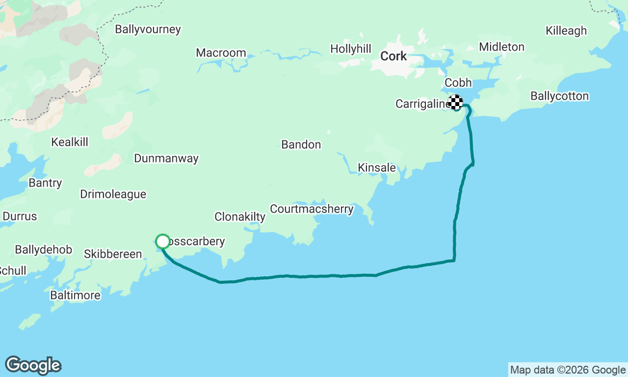 Glandore to Cork