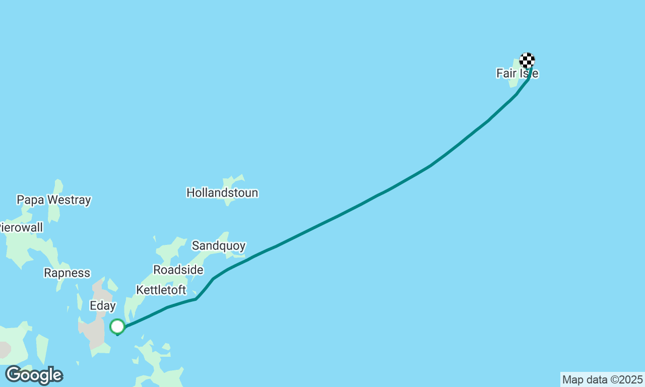 Eday to Fair Isle