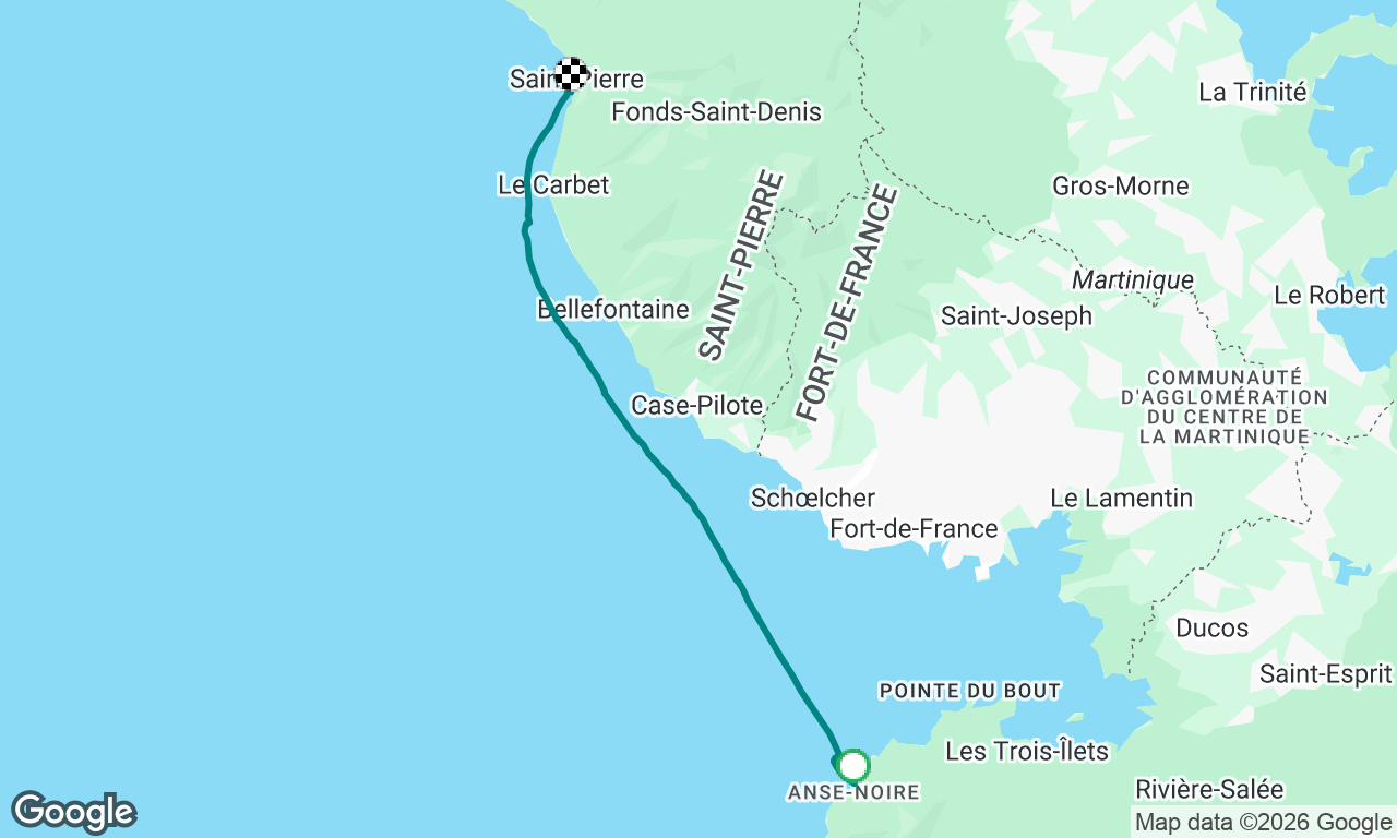 Voyage map