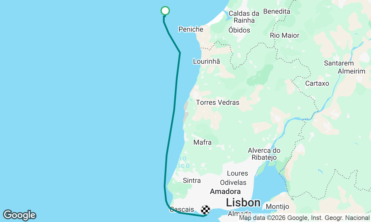 Ilha Berlenga Grande to Oeiras