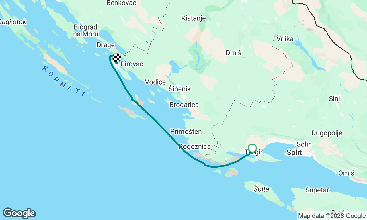 Voyage map